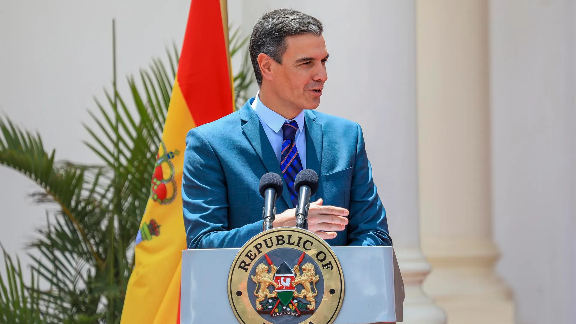 Pedro Sánchez, desde Nairobi (Kenia) Pedro Sánchez, desde Nairobi (Kenia)