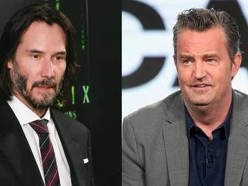 Matthew Perry y Keanu Reeves  Matthew Perry y Keanu Reeves