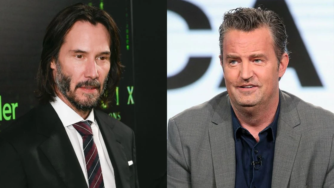 Matthew Perry y Keanu Reeves Matthew Perry y Keanu Reeves