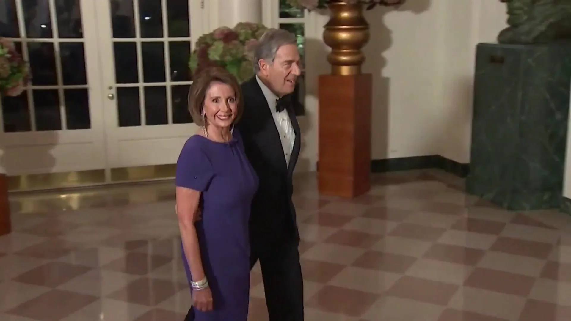 La presidenta de la Cámara de Representantes de Estados Unidos, Nancy Pelosi, junto a su marido Paul La presidenta de la Cámara de Representantes de Estados Unidos, Nancy Pelosi, junto a su marido Paul
