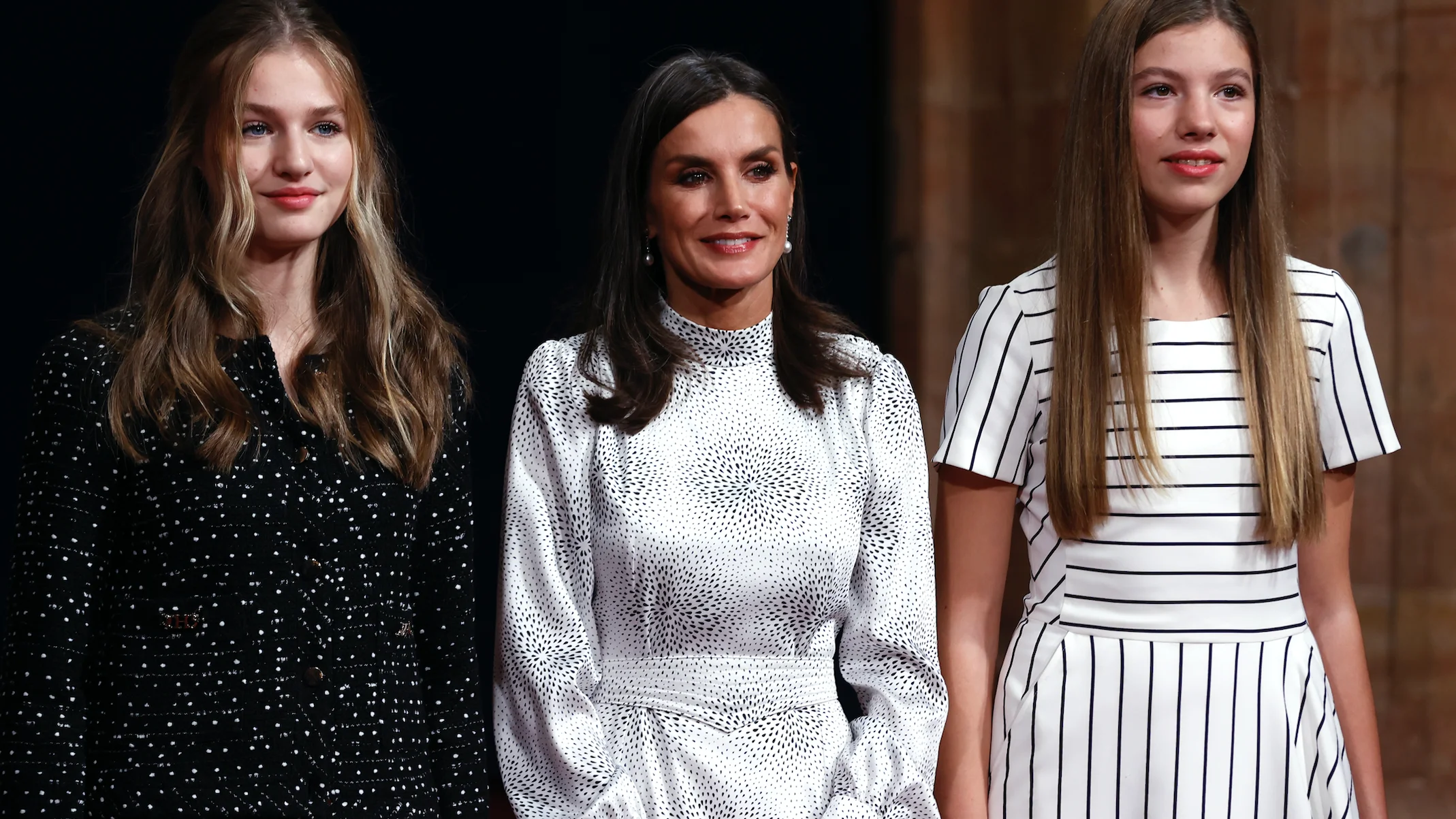 La princesa Leonor, la reina Letizia y la infanta Sofía La princesa Leonor, la reina Letizia y la infanta Sofía