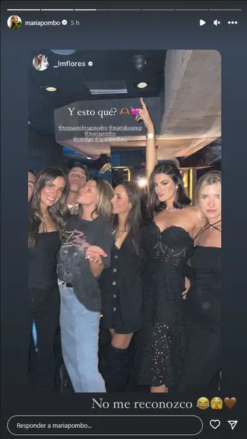 Captura Instagram María Pombo Captura Instagram María Pombo