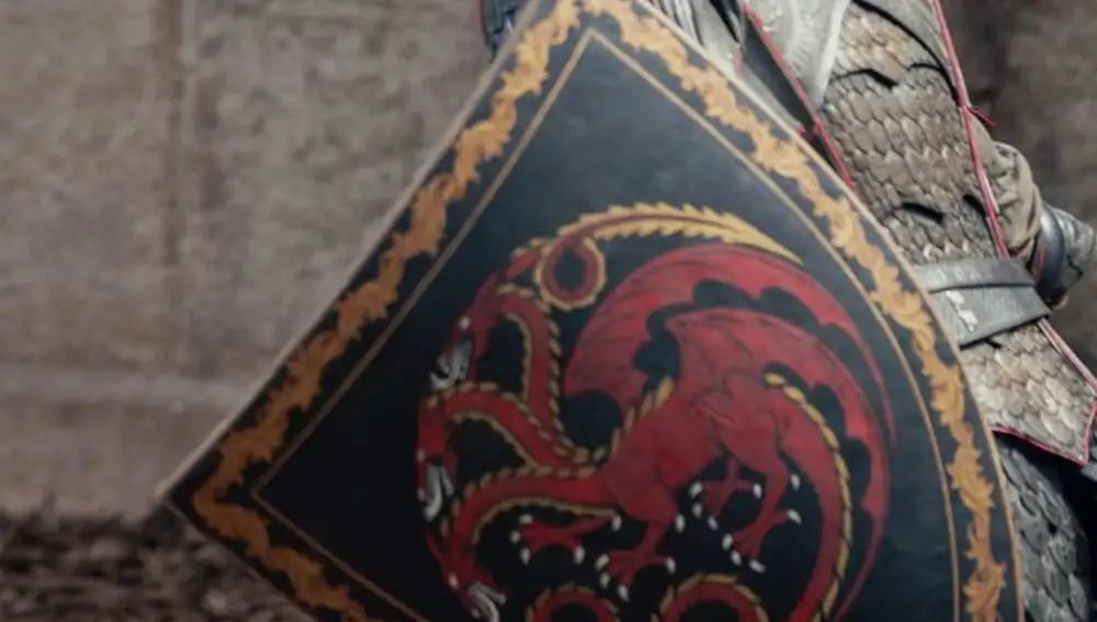 Escudo Targaryen en 'La Casa del Dragón'