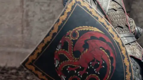 Escudo Targaryen en 'La Casa del Dragón' Escudo Targaryen en 'La Casa del Dragón'