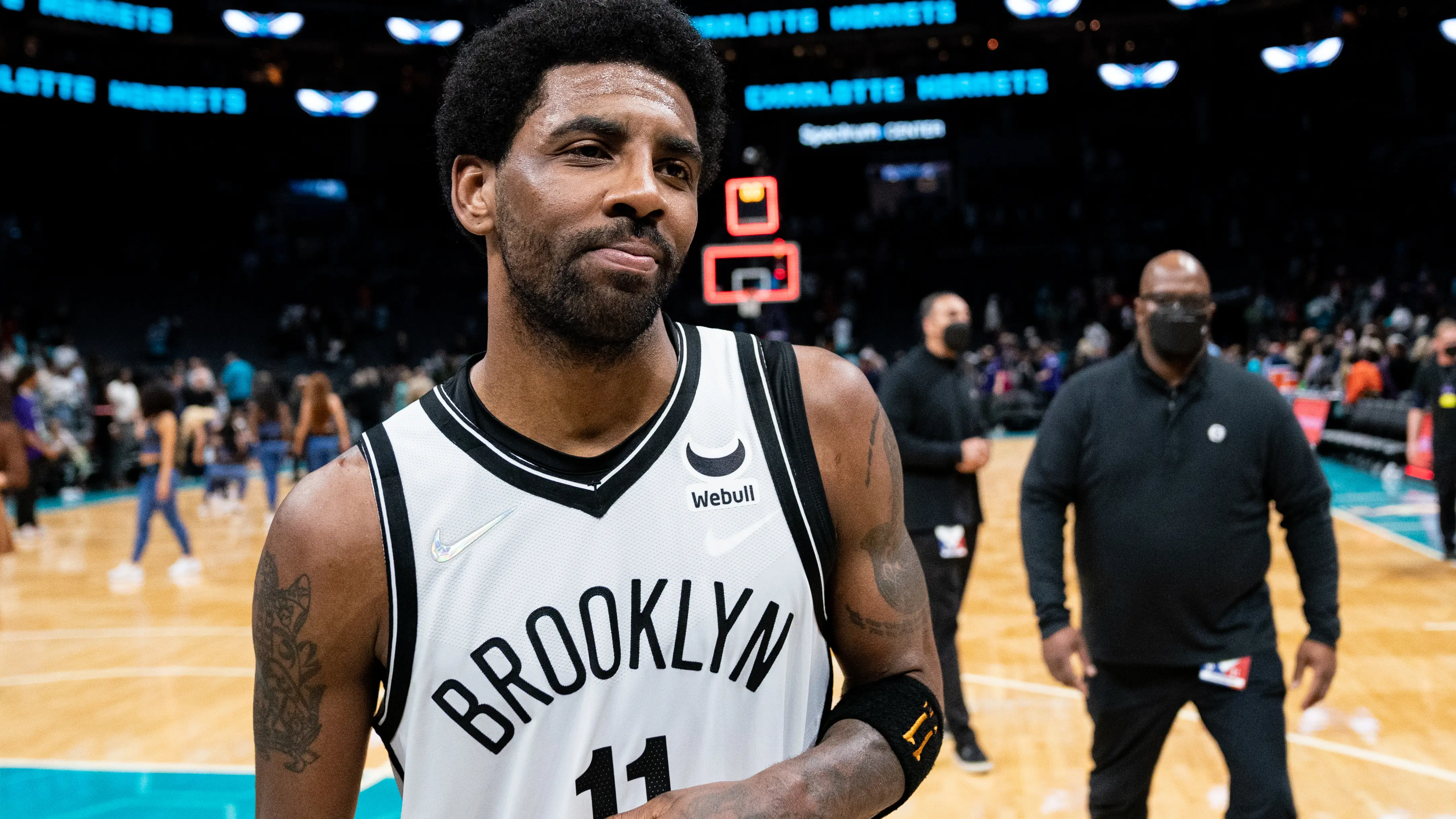 Kyrie Irving en un partido con los Brooklyn Nets Kyrie Irving en un partido con los Brooklyn Nets