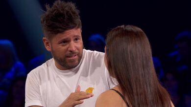 Pablo López, marcado por el ‘beso’ de una talent: “Ahora llevo a Alba aquí”
