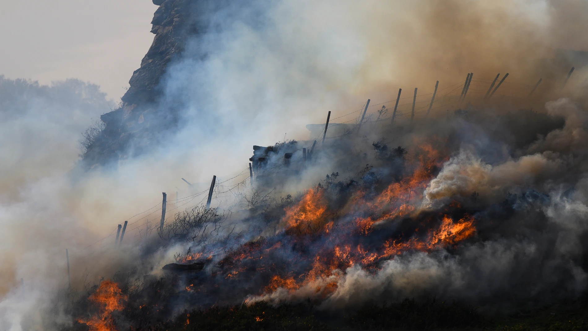 Incendio en Cantabria