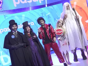 De miedo: Lo que no se vio del “aterrador” Halloween de ‘Pasapalabra’… ¡presentado por Michael Jackson! De miedo: Lo que no se vio del “aterrador” Halloween de ‘Pasapalabra’… ¡presentado por Michael Jackson!