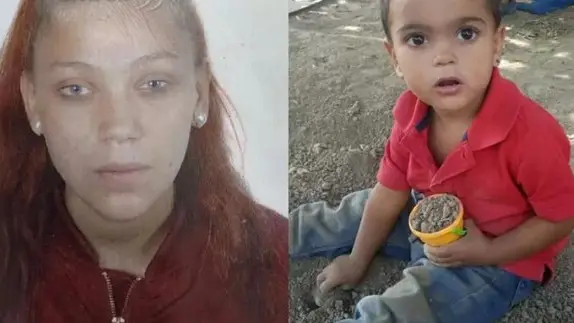 María Castidad y su hijo Lorenzo María Castidad y su hijo Lorenzo