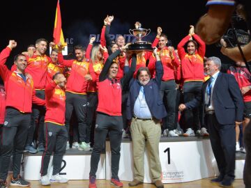 La selecciuón española, la gran triunfadora en el campeonato del mundo