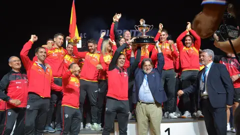 La selecciuón española, la gran triunfadora en el campeonato del mundo La selecciuón española, la gran triunfadora en el campeonato del mundo