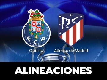 Alineación del Atlético de Madrid hoy contra el Oporto en el partido de Champions League