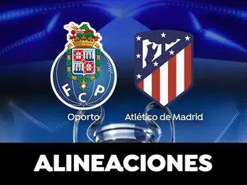 Alineación del Atlético de Madrid hoy contra el Oporto en el partido de Champions League Alineación del Atlético de Madrid hoy contra el Oporto en el partido de Champions League