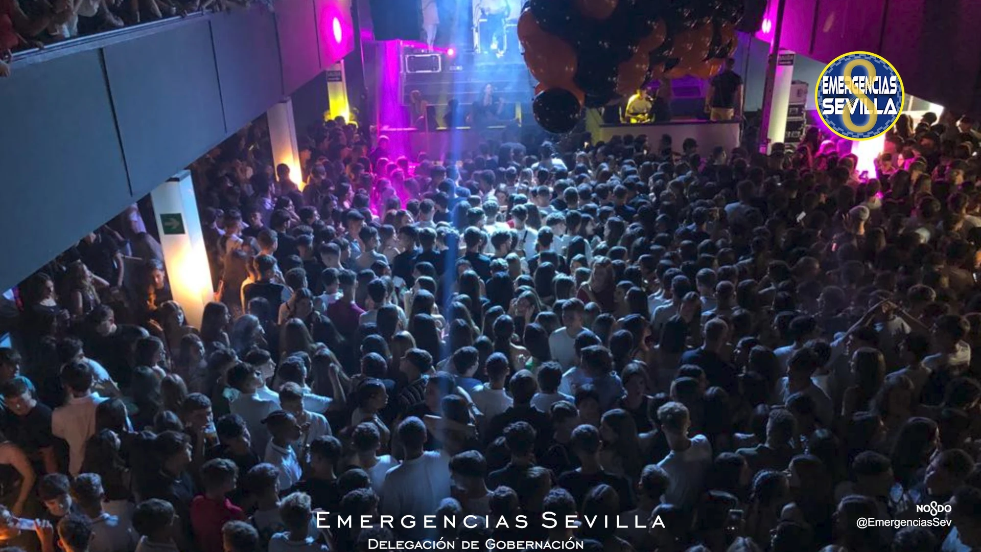 Discoteca desalojada en Sevilla