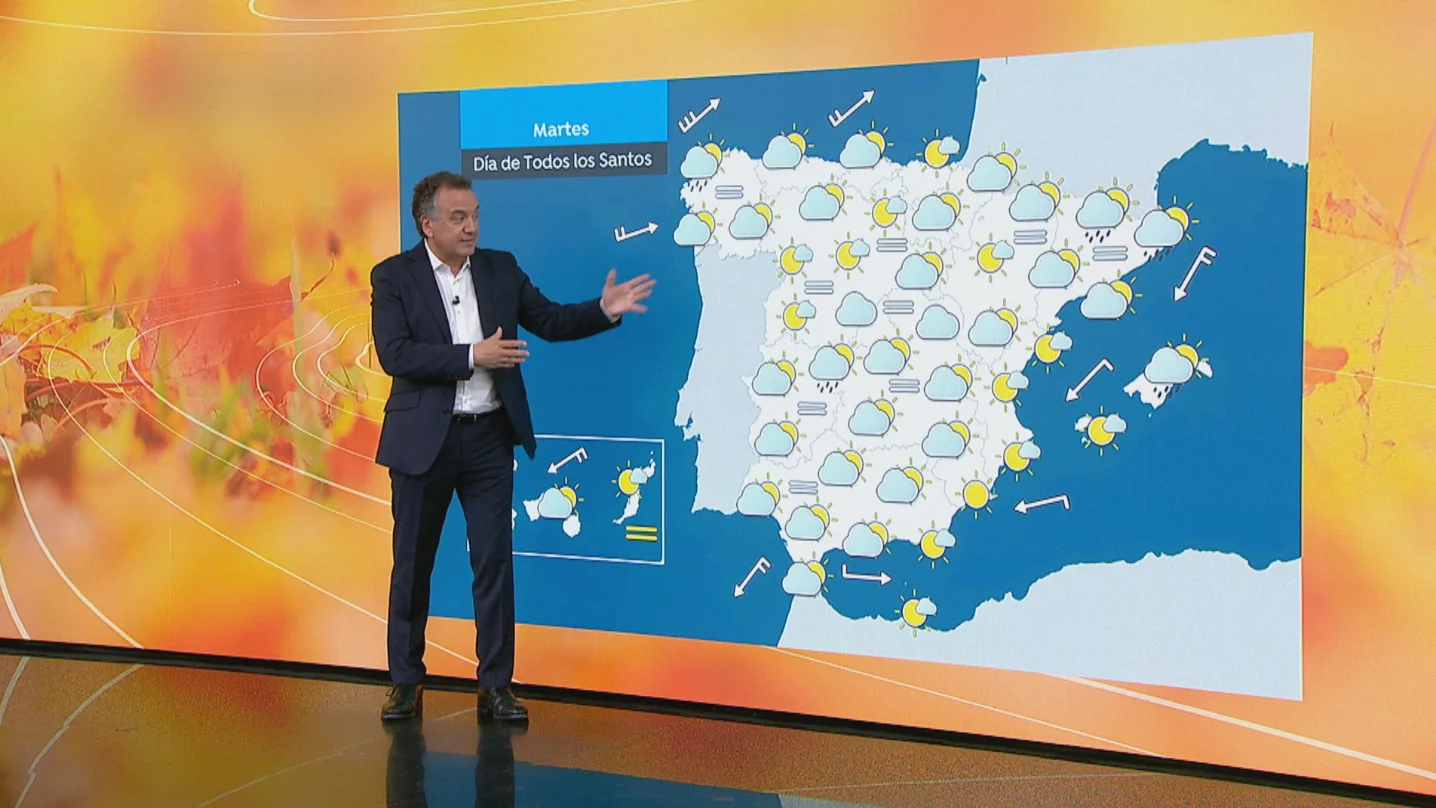Roberto Brasero explica la previsión del tiempo (31-10-22) Roberto Brasero explica la previsión del tiempo (31-10-22)