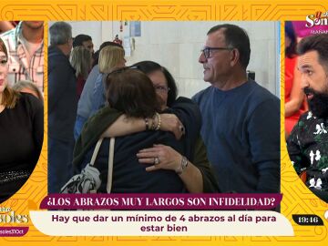 ¿Cómo es un abrazo perfecto? Miguel Lago y Angela Valley no se ponen de acuerdo