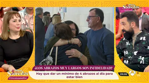 ¿Cómo es un abrazo perfecto? Miguel Lago y Angela Valley no se ponen de acuerdo ¿Cómo es un abrazo perfecto? Miguel Lago y Angela Valley no se ponen de acuerdo