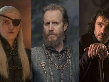 Aemond Targaryen, Otto Hightower y Larys Strong, villanos de 'La Casa del Dragón'