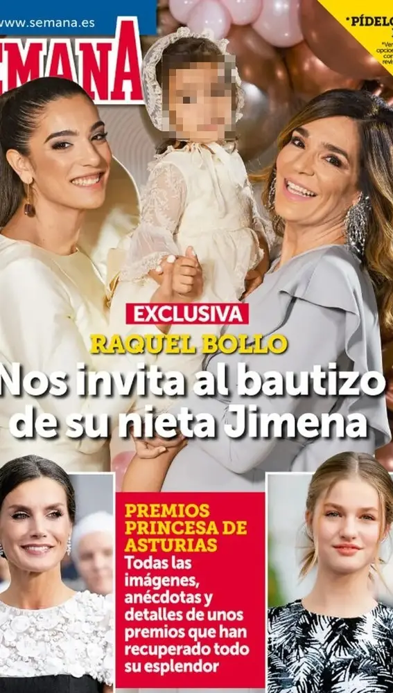 Raquel Bollo junto a su hija Alma Cortés y su nieta