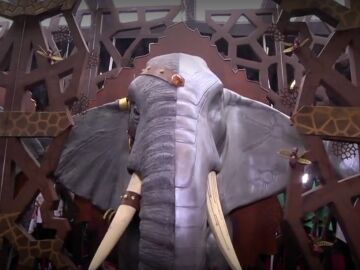 Lluc Crusellas, mejor chocolatero del mundo con un elefante de 2 metros