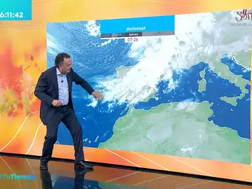 Roberto Brasero explica el frente Roberto Brasero explica el frente