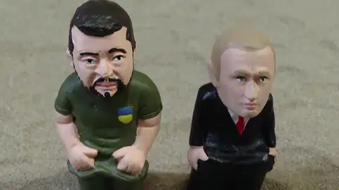 Los caganers de Zelenski y Putin Los caganers de Zelenski y Putin