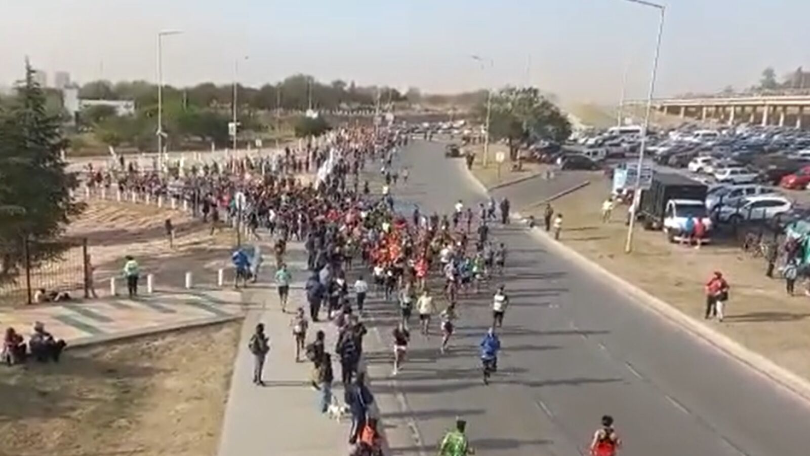 Un lío de maratón en Argentina: 