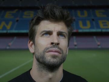 Gerard Piqué, en su vídeo de despedida