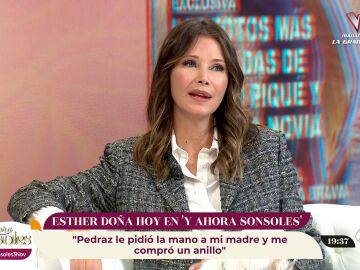Esther Doña acerca de su ruptura con el juez Pedraz: "He visto que éramos totalmente incompatibles"