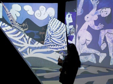 Una de las obras de la exposición inmersiva 'Imagine Picasso'