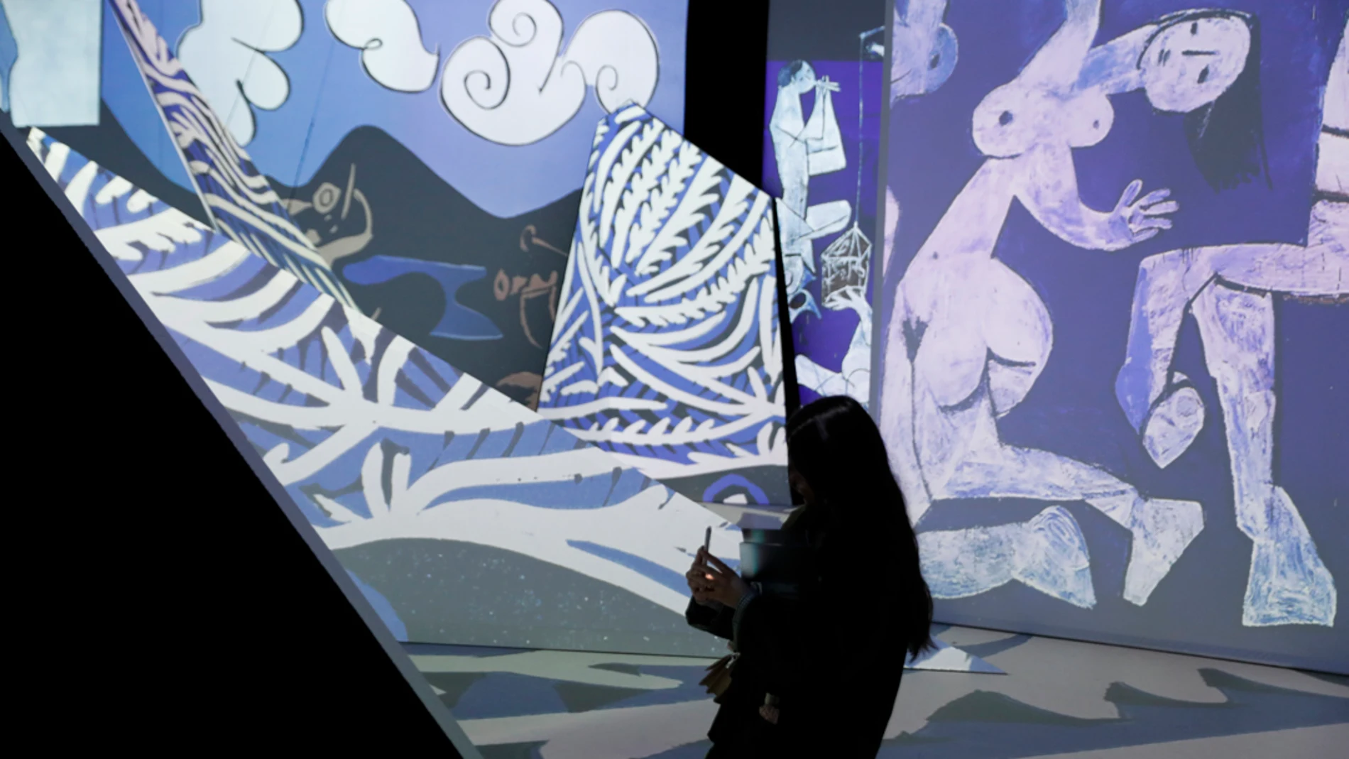 Una de las obras de la exposición inmersiva &#39;Imagine Picasso&#39;