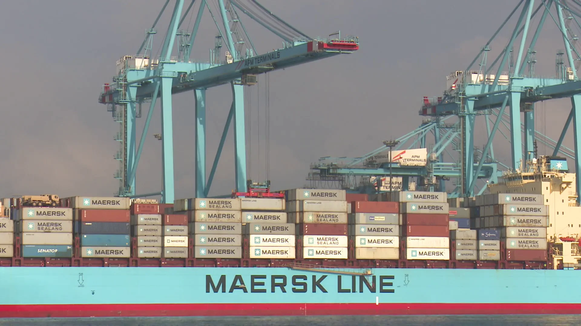 Transporte de la compañía Maersk Line Transporte de la compañía Maersk Line