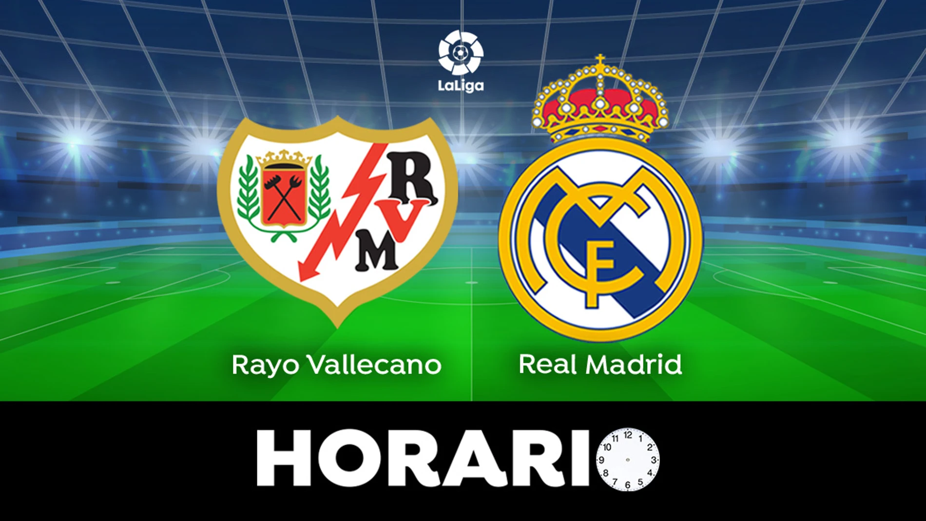 Rayo Vallecano - Real Madrid: Horario y dónde ver el partido Liga en