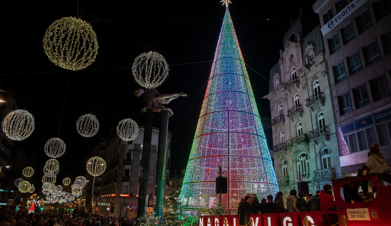 Luces de Navidad en Vigo