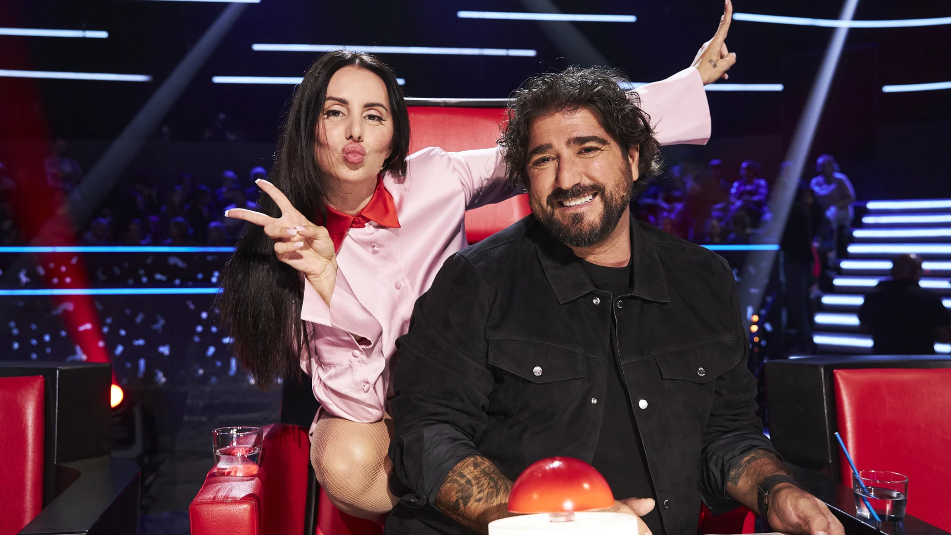 El equipo de Antonio Orozco y Mala Rodríguez para los Asaltos: Fael, Salma, Javi, Antón, Fran, Adrián y Juan