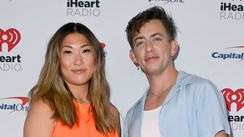 Jenna Ushkowitz y Kevin McHale de 'Glee'