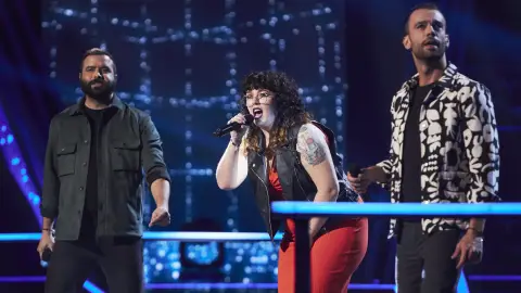 Kike, Josué y Sandra, puro rock al ritmo de ‘All for love’ en ‘La Voz’ Kike, Josué y Sandra, puro rock al ritmo de ‘All for love’ en ‘La Voz’