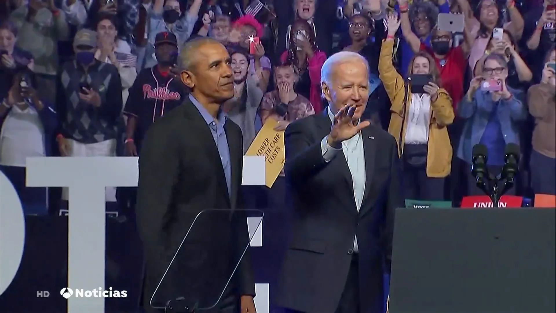 Trump y Obama, grandes protagonistas de los &uacute;ltimos m&iacute;tines