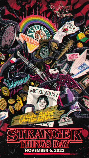 Póster del 'Stranger Things Day' Póster del 'Stranger Things Day'