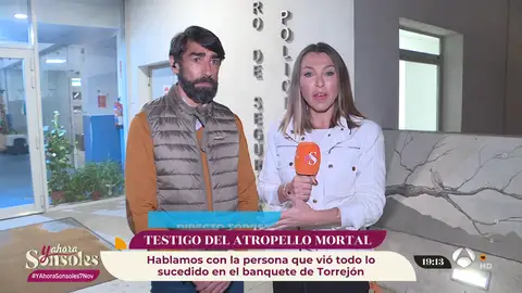 Juan José, único testigo del atropello en Torrejón: " Juan José, único testigo del atropello en Torrejón: "