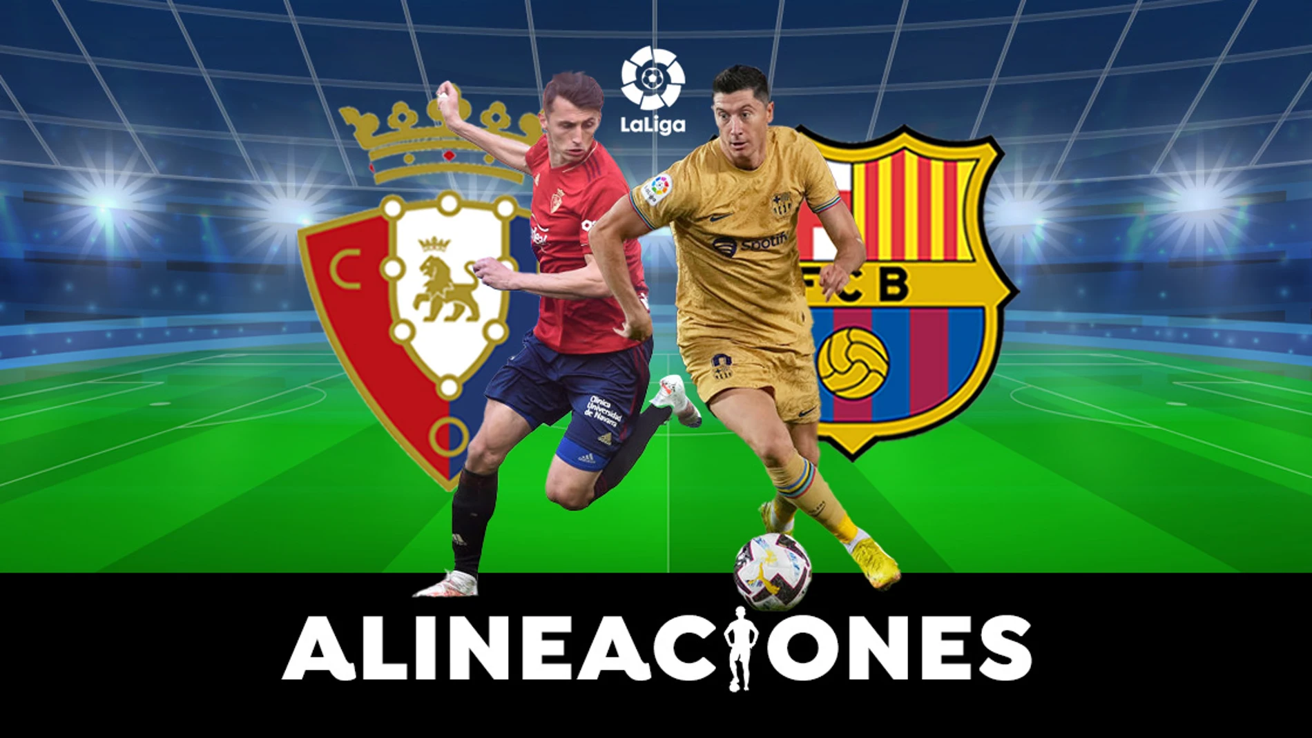 Alineación del Barcelonta hoy contra Osasuna en el partido de LaLiga