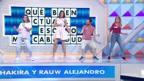 ‘La ruleta de la suerte’ recibe a lo grande el tema ‘Te felicito’, de Shakira y Rauw Alejandro ‘La ruleta de la suerte’ recibe a lo grande el tema ‘Te felicito’, de Shakira y Rauw Alejandro