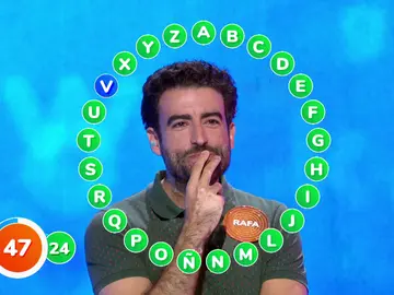 ¡A una de completar ‘El Rosco’! Rafa se la juega al ‘todo o nada’ por conseguir 1.756.000 euros ¡A una de completar ‘El Rosco’! Rafa se la juega al ‘todo o nada’ por conseguir 1.756.000 euros