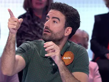Roberto Leal ha hecho una recapitulación del número de programas y la cifra acumulada que Rafa lleva a sus espaldas en el programa. Pero ha sido Orestes quien se ha percatado de este detalle que ha sorprendido a todos los presentes. Roberto Leal ha hecho una recapitulación del número de programas y la cifra acumulada que Rafa lleva a sus espaldas en el programa. Pero ha sido Orestes quien se ha percatado de este detalle que ha sorprendido a todos los presentes.