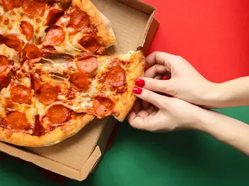 Pizza de 'pepperoni' Pizza de 'pepperoni'