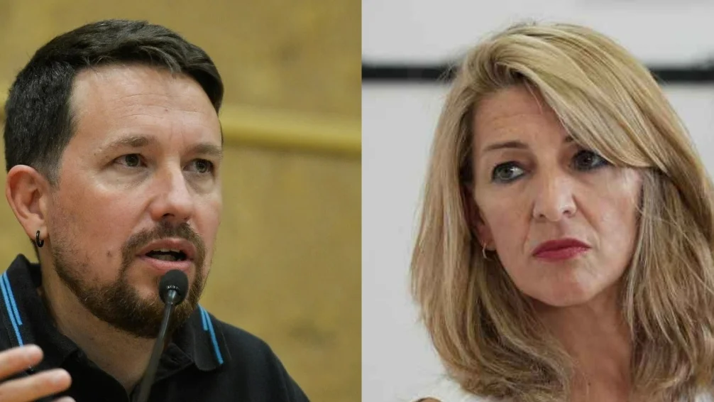 Pablo Iglesias y Yolanda Díaz Pablo Iglesias y Yolanda Díaz