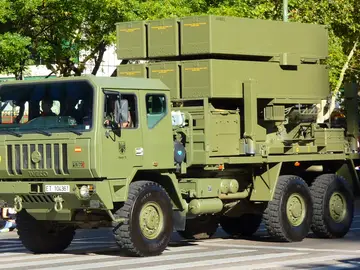 Imagen del sistema de defensa NASAMS Imagen del sistema de defensa NASAMS