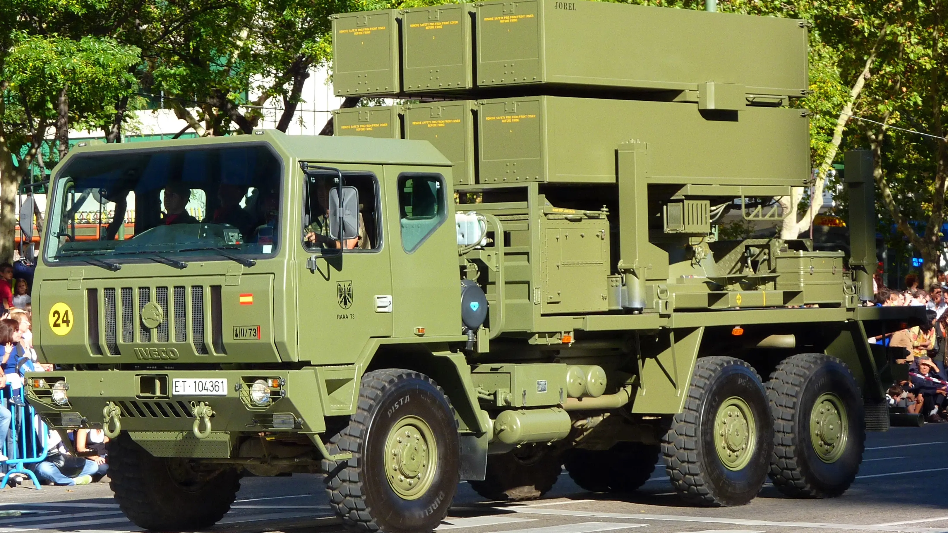 Imagen del sistema de defensa NASAMS Imagen del sistema de defensa NASAMS