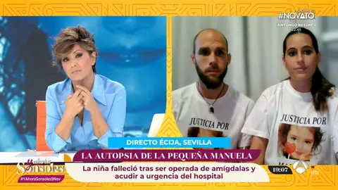 Los padres de la menor fallecida en Écija Los padres de la menor fallecida en Écija