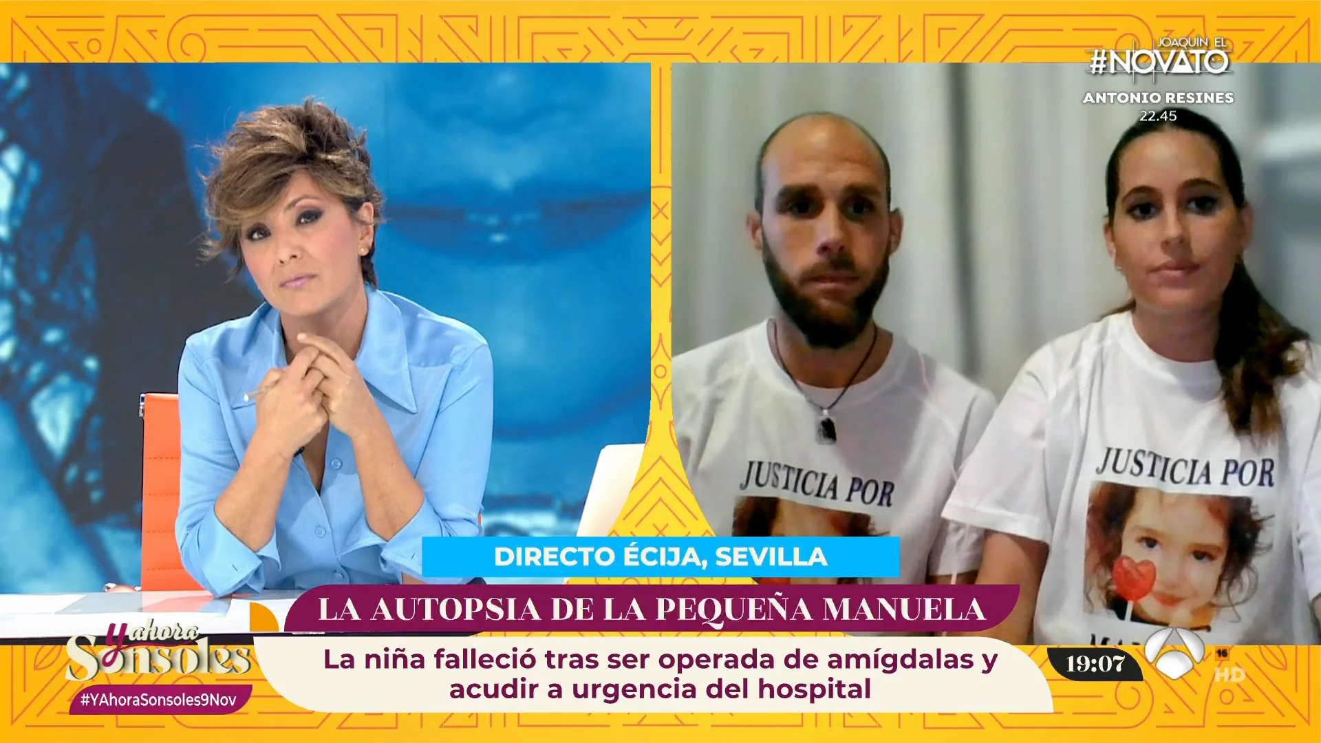 Los padres de la menor fallecida en &Eacute;cija